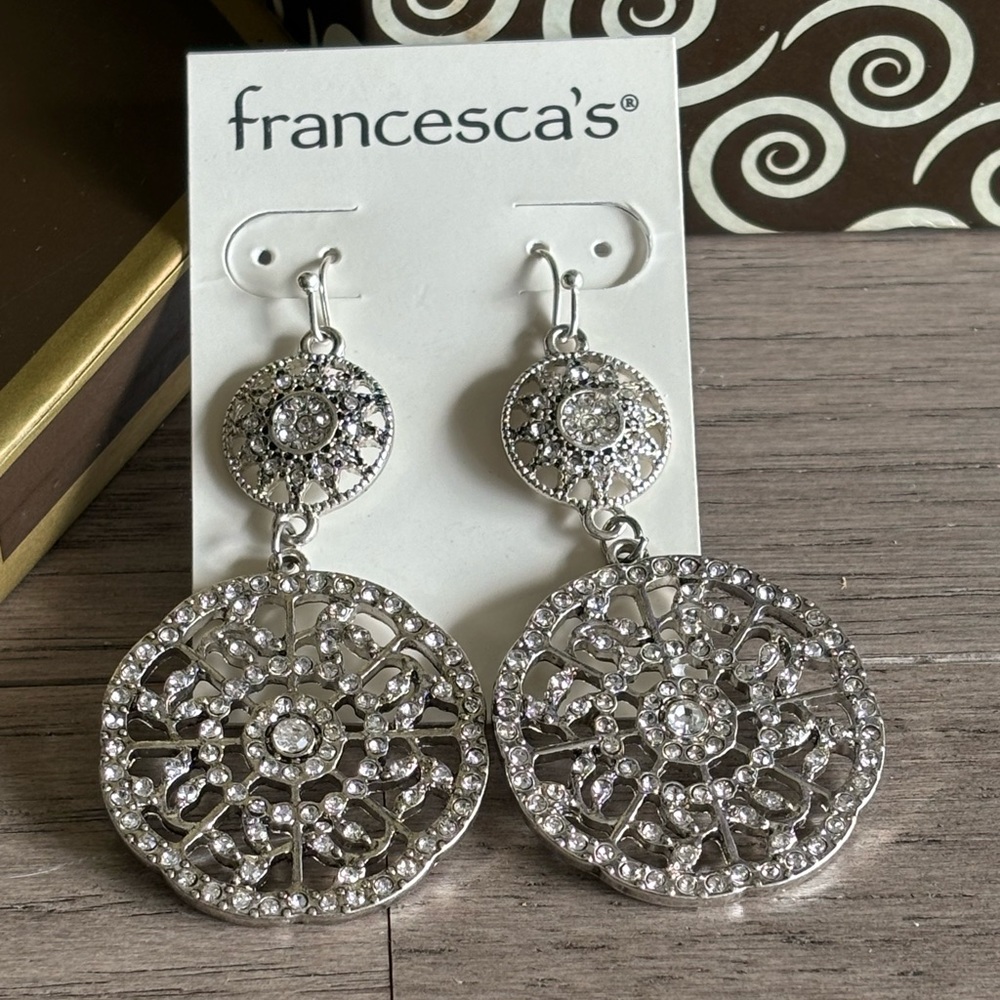 Elegant Statement Rhinestone Earrings